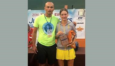Živa Falkner na mastersu Tennis Europe